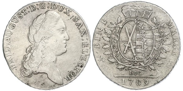 1 Thaler null 銀 奥古斯特二世 (波兰) (1670 - 1733)