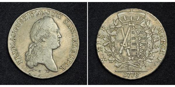 1 Thaler null 銀 奥古斯特二世 (波兰) (1670 - 1733)