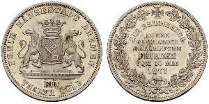 1 Thaler 不來梅州 銀 