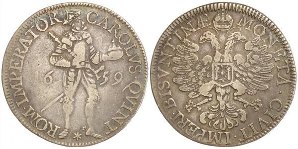 1 Thaler 中世纪的法国 銀 查理五世 (神圣罗马帝国) (1500 - 1558)