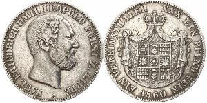 1 Thaler 利珀親王國 (1123 - 1918) 銀 Leopold III, Prince of Lippe