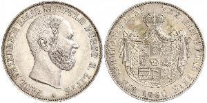 1 Thaler 利珀親王國 (1123 - 1918) 銀 Leopold III, Prince of Lippe