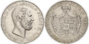 1 Thaler 利珀親王國 (1123 - 1918) 銀 Leopold III, Prince of Lippe