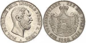 1 Thaler 利珀親王國 (1123 - 1918) 銀 Leopold III, Prince of Lippe