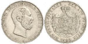 1 Thaler 利珀親王國 (1123 - 1918) 銀 Leopold III, Prince of Lippe