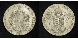 1 Thaler 匈牙利王国 銀 约瑟夫二世 (神圣罗马帝国) (1741 - 1790)