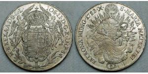 1 Thaler 匈牙利王国 銀 玛丽亚·特蕾西亚 (1717 - 1780)