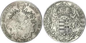 1 Thaler 匈牙利王国 銀 玛丽亚·特蕾西亚 (1717 - 1780)