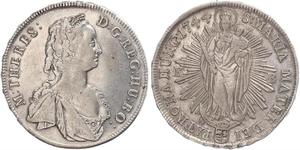 1 Thaler 匈牙利王国 銀 玛丽亚·特蕾西亚 (1717 - 1780)