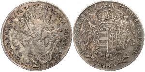 1 Thaler 匈牙利王国 銀 玛丽亚·特蕾西亚 (1717 - 1780)