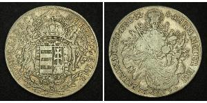 1 Thaler 匈牙利王国 銀 玛丽亚·特蕾西亚 (1717 - 1780)