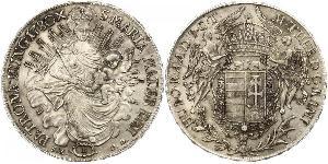 1 Thaler 匈牙利王国 銀 玛丽亚·特蕾西亚 (1717 - 1780)