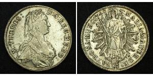 1 Thaler 匈牙利王国 銀 玛丽亚·特蕾西亚 (1717 - 1780)