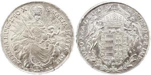 1 Thaler 匈牙利王国 銀 玛丽亚·特蕾西亚 (1717 - 1780)