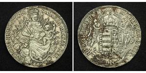 1 Thaler 匈牙利王国 銀 玛丽亚·特蕾西亚 (1717 - 1780)