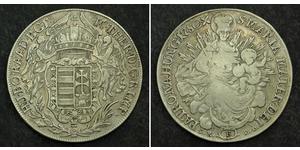 1 Thaler 匈牙利王国 銀 玛丽亚·特蕾西亚 (1717 - 1780)
