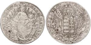 1 Thaler 匈牙利王国 銀 玛丽亚·特蕾西亚 (1717 - 1780)