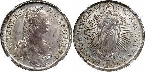 1 Thaler 匈牙利王国 銀 玛丽亚·特蕾西亚 (1717 - 1780)