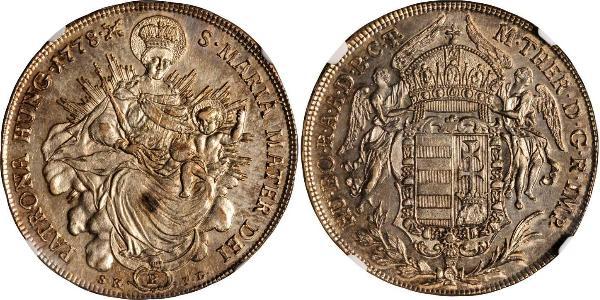1 Thaler 匈牙利王国 銀 玛丽亚·特蕾西亚 (1717 - 1780)