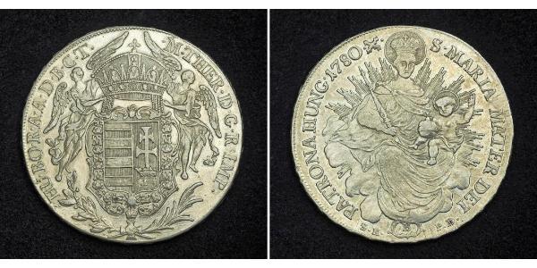 1 Thaler 匈牙利王国 銀 玛丽亚·特蕾西亚 (1717 - 1780)
