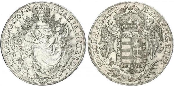 1 Thaler 匈牙利王国 銀 玛丽亚·特蕾西亚 (1717 - 1780)