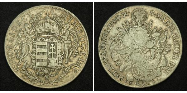 1 Thaler 匈牙利王国 銀 玛丽亚·特蕾西亚 (1717 - 1780)