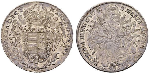 1 Thaler 匈牙利王国 銀 玛丽亚·特蕾西亚 (1717 - 1780)