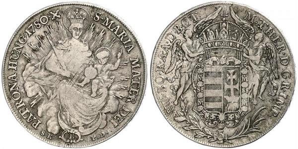 1 Thaler 匈牙利王国 銀 玛丽亚·特蕾西亚 (1717 - 1780)
