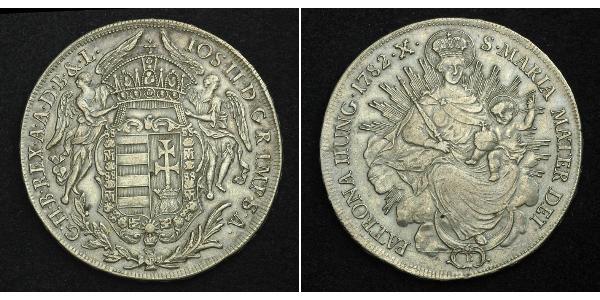 1 Thaler 匈牙利王国 銀 约瑟夫二世 (神圣罗马帝国) (1741 - 1790)