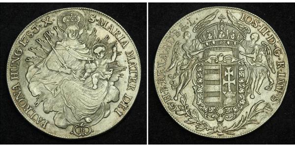 1 Thaler 匈牙利王国 銀 约瑟夫二世 (神圣罗马帝国) (1741 - 1790)