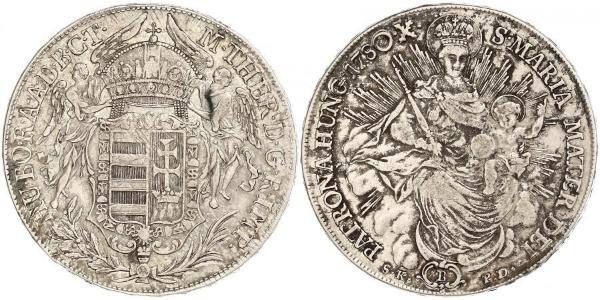 1 Thaler 匈牙利王国 銀 玛丽亚·特蕾西亚 (1717 - 1780)