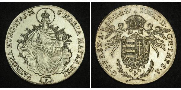 1 Thaler 匈牙利王国 銀 约瑟夫二世 (神圣罗马帝国) (1741 - 1790)