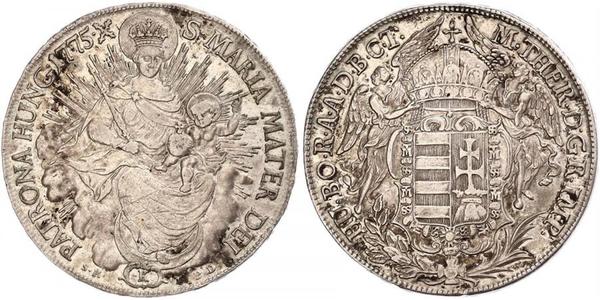 1 Thaler 匈牙利王国 銀 玛丽亚·特蕾西亚 (1717 - 1780)