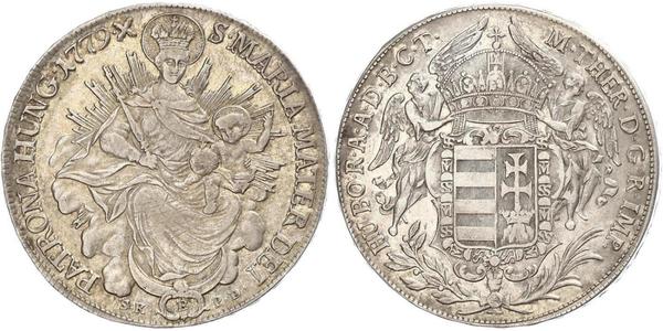 1 Thaler 匈牙利王国 銀 玛丽亚·特蕾西亚 (1717 - 1780)