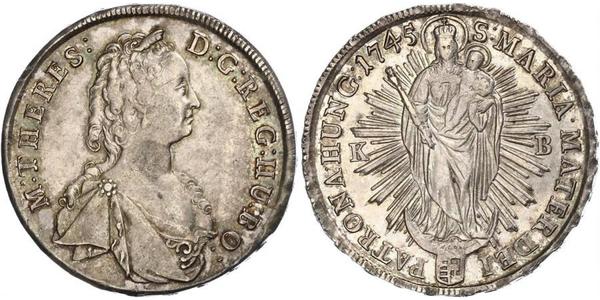 1 Thaler 匈牙利王国 銀 玛丽亚·特蕾西亚 (1717 - 1780)