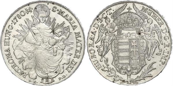 1 Thaler 匈牙利王国 銀 玛丽亚·特蕾西亚 (1717 - 1780)