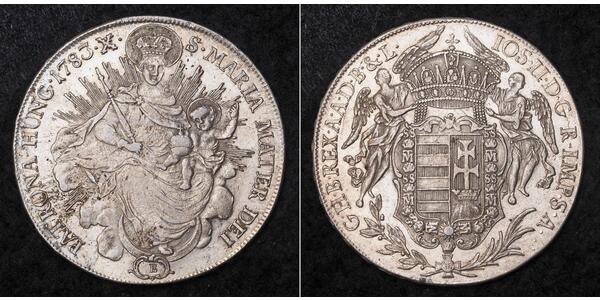 1 Thaler 匈牙利王国 銀 约瑟夫二世 (神圣罗马帝国) (1741 - 1790)