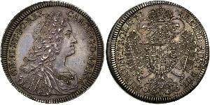 1 Thaler 哈布斯堡君主國 銀 查理六世 (神圣罗马帝国) (1685 - 1740)