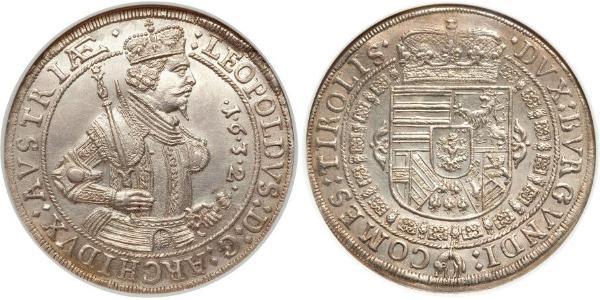 1 Thaler 哈布斯堡君主國 銀 Leopold V, Archduke of Austria (1586 – 1632)