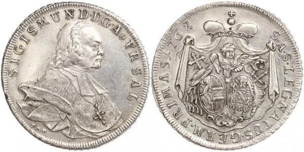1 Thaler 哈布斯堡君主國 銀 Sigismund von Schrattenbach