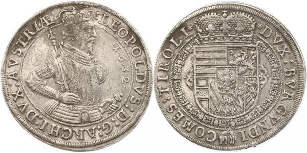 1 Thaler 哈布斯堡君主國 銀 Leopold V, Archduke of Austria (1586 – 1632)