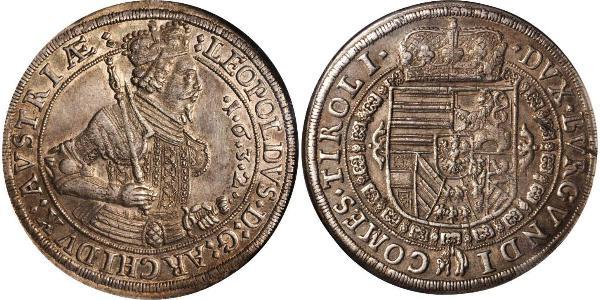 1 Thaler 哈布斯堡君主國 銀 Leopold V, Archduke of Austria (1586 – 1632)