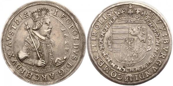 1 Thaler 哈布斯堡君主國 銀 Leopold V, Archduke of Austria (1586 – 1632)