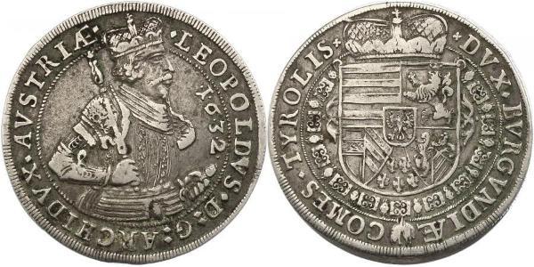 1 Thaler 哈布斯堡君主國 銀 Leopold V, Archduke of Austria (1586 – 1632)