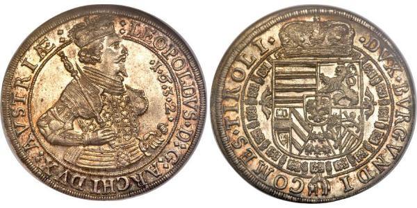 1 Thaler 哈布斯堡君主國 銀 Leopold V, Archduke of Austria (1586 – 1632)