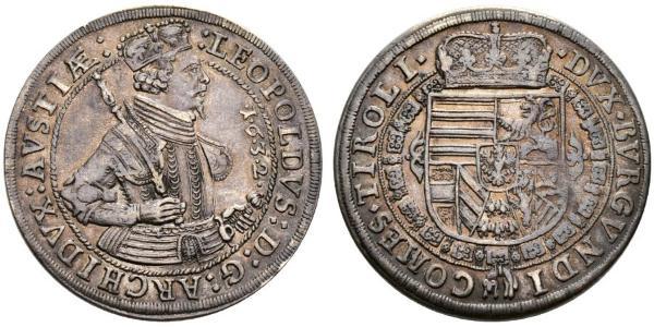 1 Thaler 哈布斯堡君主國 銀 Leopold V, Archduke of Austria (1586 – 1632)