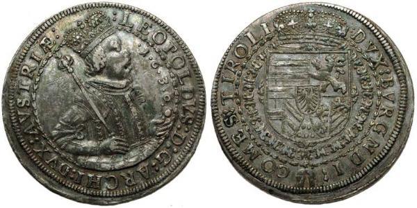 1 Thaler 哈布斯堡君主國 銀 Leopold V, Archduke of Austria (1586 – 1632)