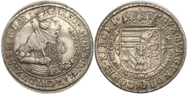 1 Thaler 哈布斯堡君主國 銀 Leopold V, Archduke of Austria (1586 – 1632)