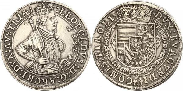 1 Thaler 哈布斯堡君主國 銀 Leopold V, Archduke of Austria (1586 – 1632)