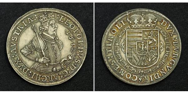 1 Thaler 哈布斯堡君主國 銀 Leopold V, Archduke of Austria (1586 – 1632)